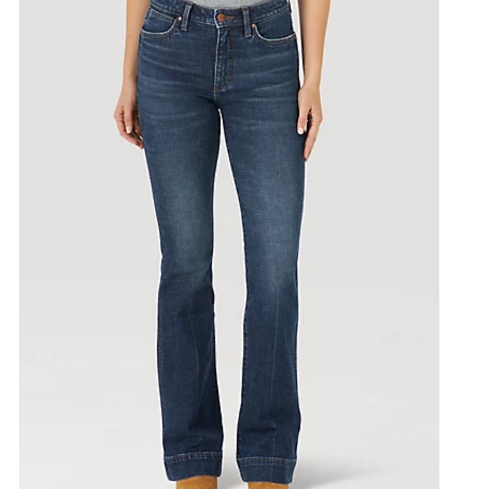 WOMENS RETRO PREMIUM TROUSER JEAN:SARA:31:36